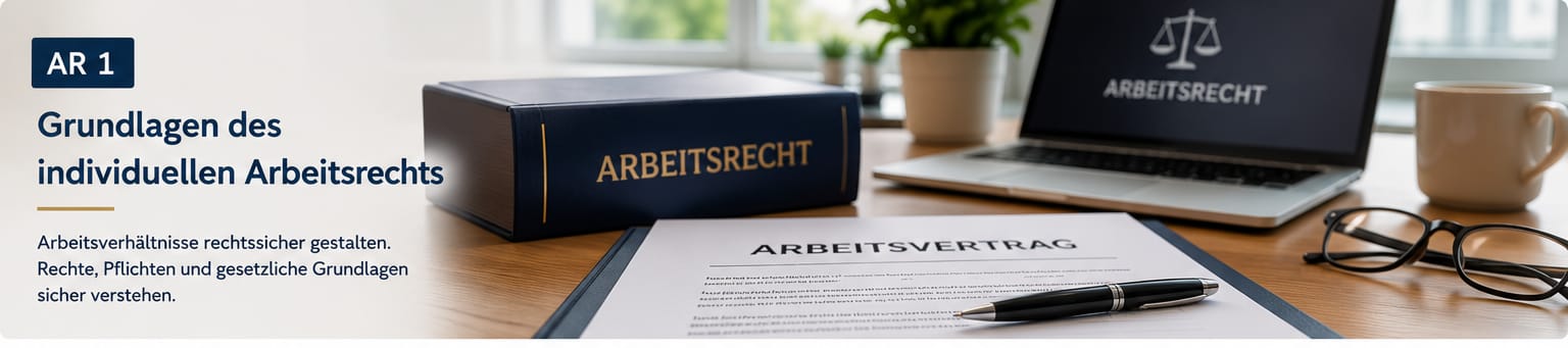 AR 1 – Grundlagen des individuellen Arbeitsrechts